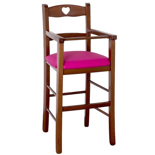 Seggiolone legno noce scuro - noce,