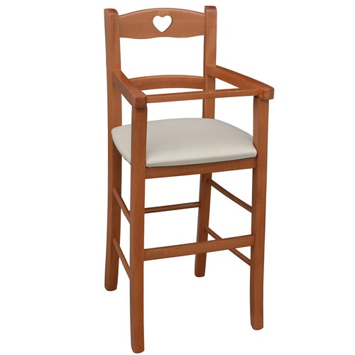 Seggiolone legno ciliegio - seggiolone,