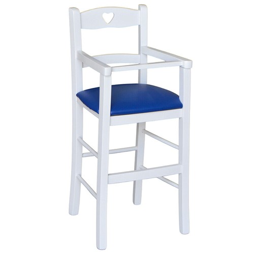 Seggiolone legno bianco - seggiolone, in