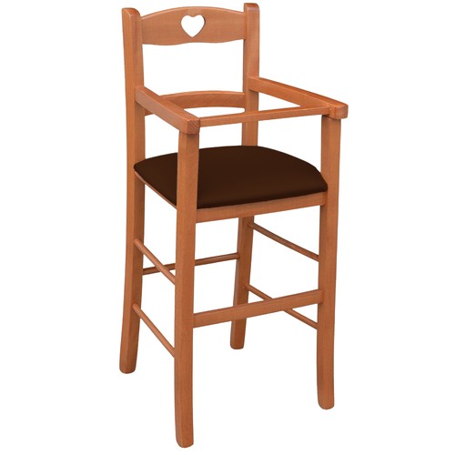 Seggiolone legno color - seggiolone, in