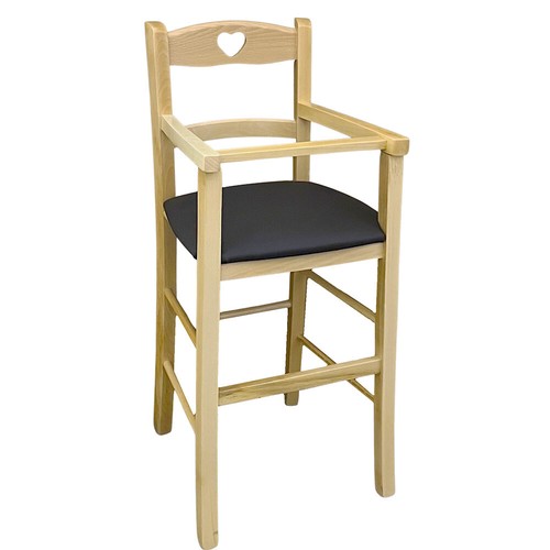 Seggiolone legno naturale - in,