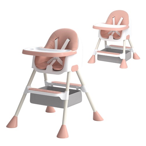 Seggiolone pappa 2in1 rosa - 2in1,